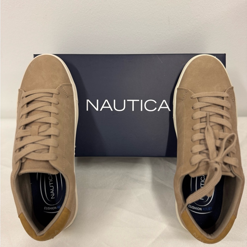 Nautica Men's Beige Sneakers
